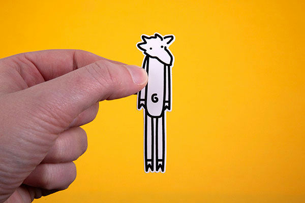 Gijs the Goat Sticker