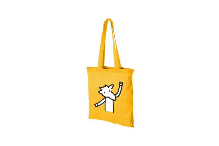 Gijs the Goat Tote Bag