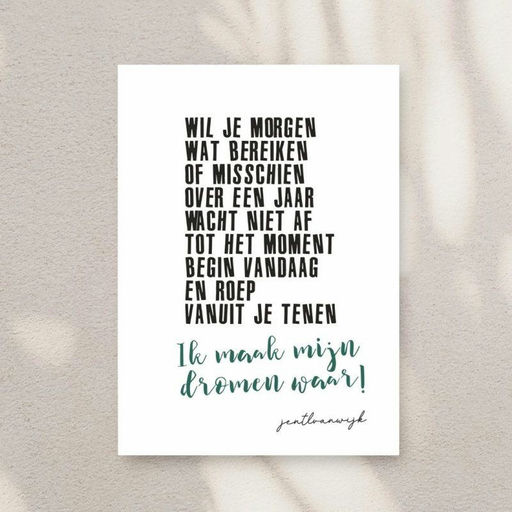Werk van echtewoordkunsten