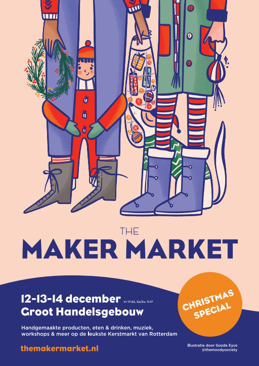 Poster door De Rotterdammer