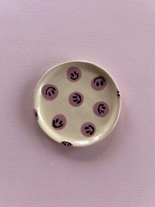 Petit Fours bordje met Smileys