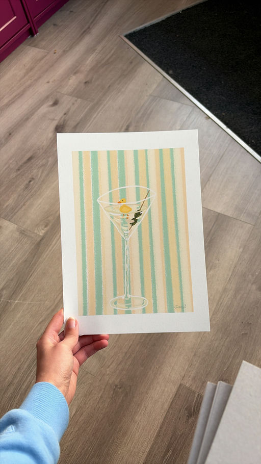 Duckling Martini print