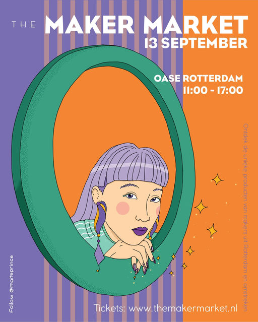 Editie-poster ontworpen door Maite Prince